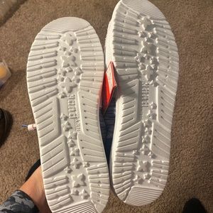 Men’s hey dudes red white and blue rare